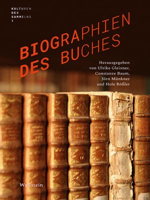 cover image of Biographien des Buches
